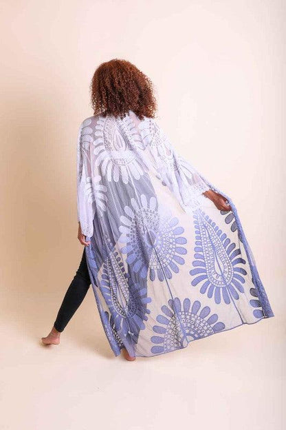 Ombre Bohemian Lace Kimono - Honeypot