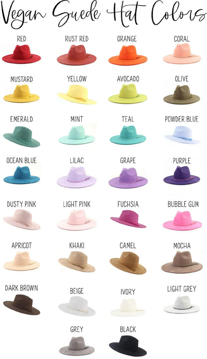 Vegan Suede Star Cutout Hat