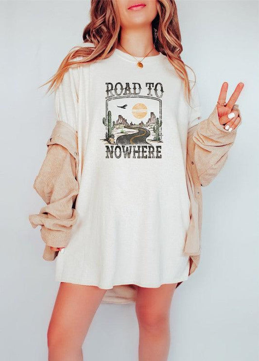 Road to Nowhere Softstyle Tee // Honeypot: New + Vintage High Quality Western Wear