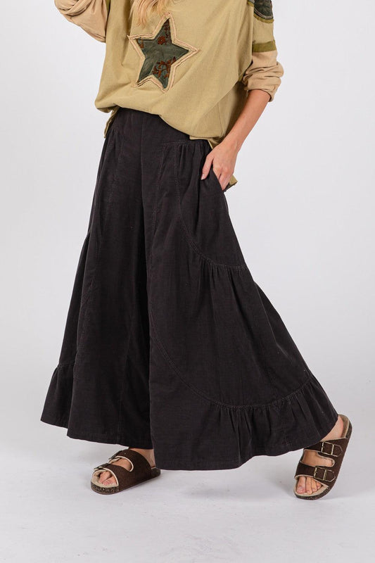 SAGE + FIG High Rise Corduroy Wide Leg Pants // Honeypot: New + Vintage High Quality Western Wear