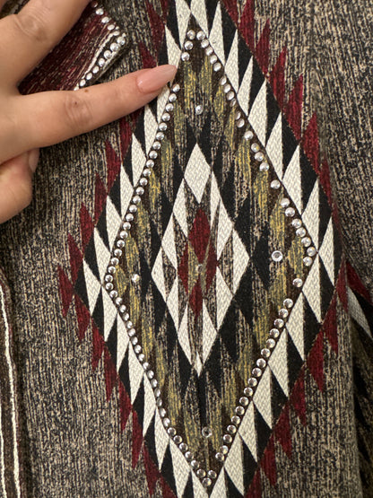 Vintage 90's Cropped Blazer // Lori Zoni, S