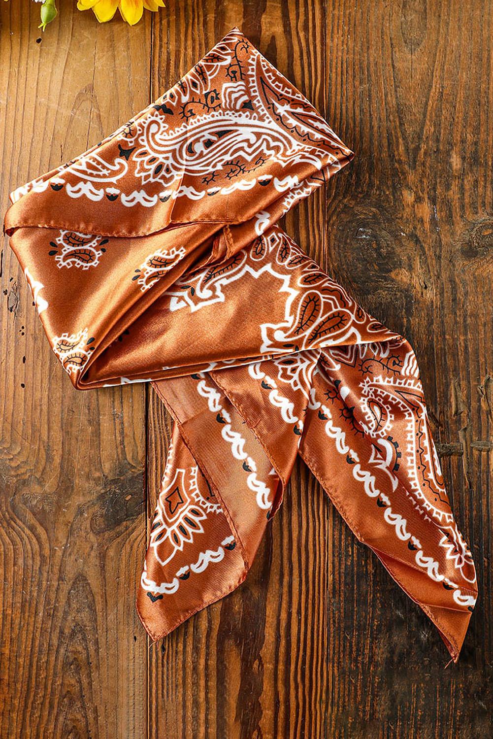 Paisley Square Handkerchief Scarf - Honeypot