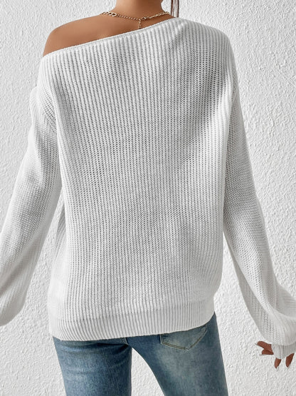 Cozy Drop Shoulder Sweater - Honeypot