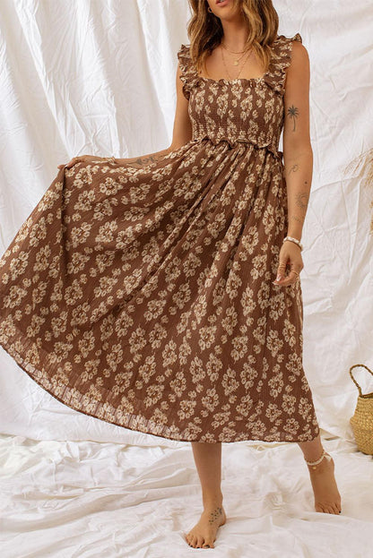 Elegant Floral Maxi Dress - Honeypot