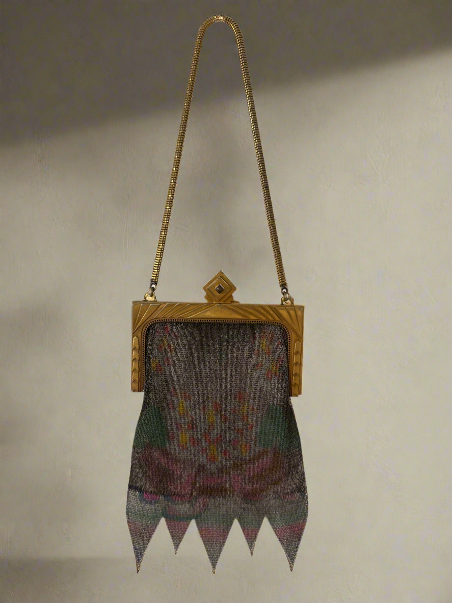 20s Art Deco Evening Bag // Whiting & Davis