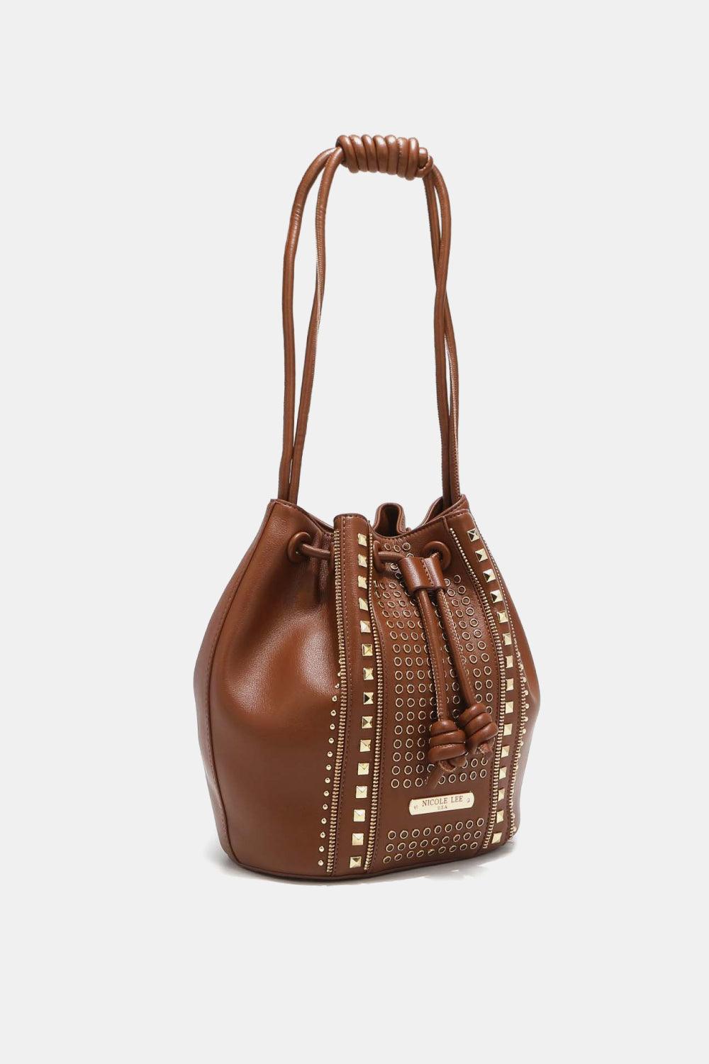 Boutique Studded Bucket Bag - Honeypot