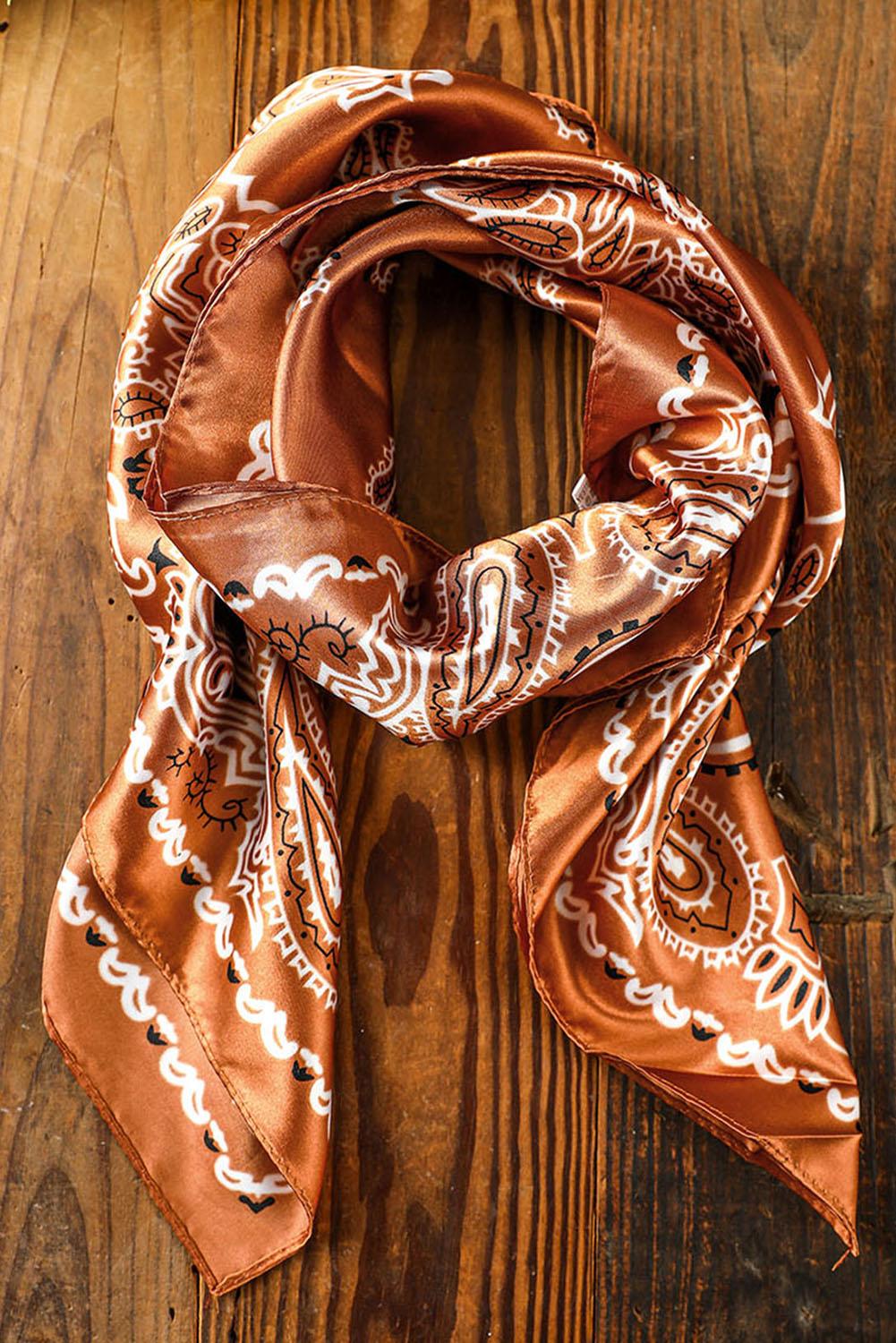 Paisley Square Handkerchief Scarf - Honeypot