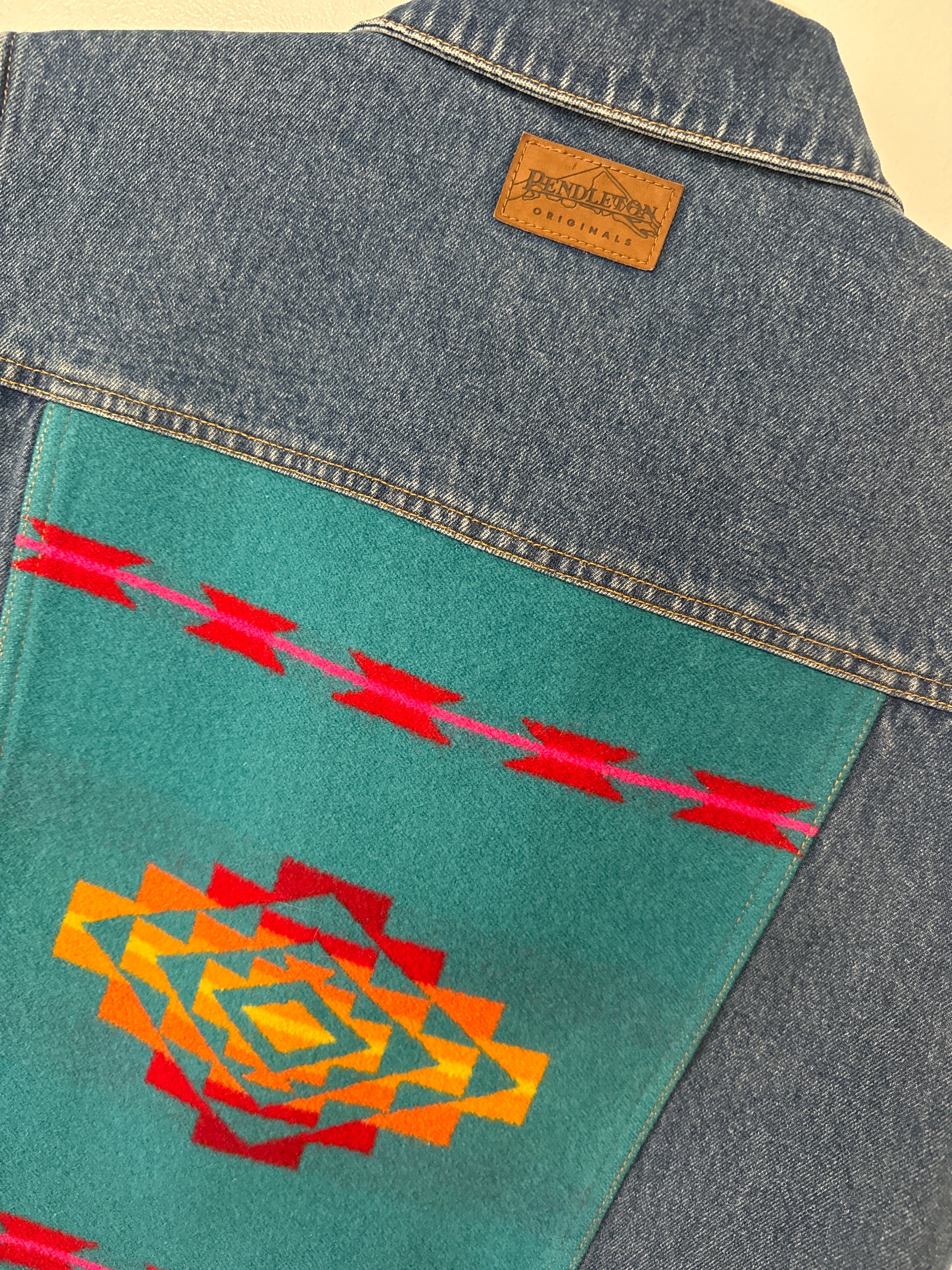 Denim + Wool Vest // Pendleton - Honeypot