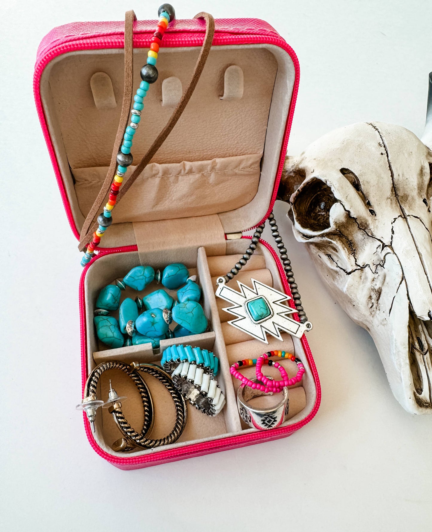 “Howdy” Travel Jewelry Box - Honeypot