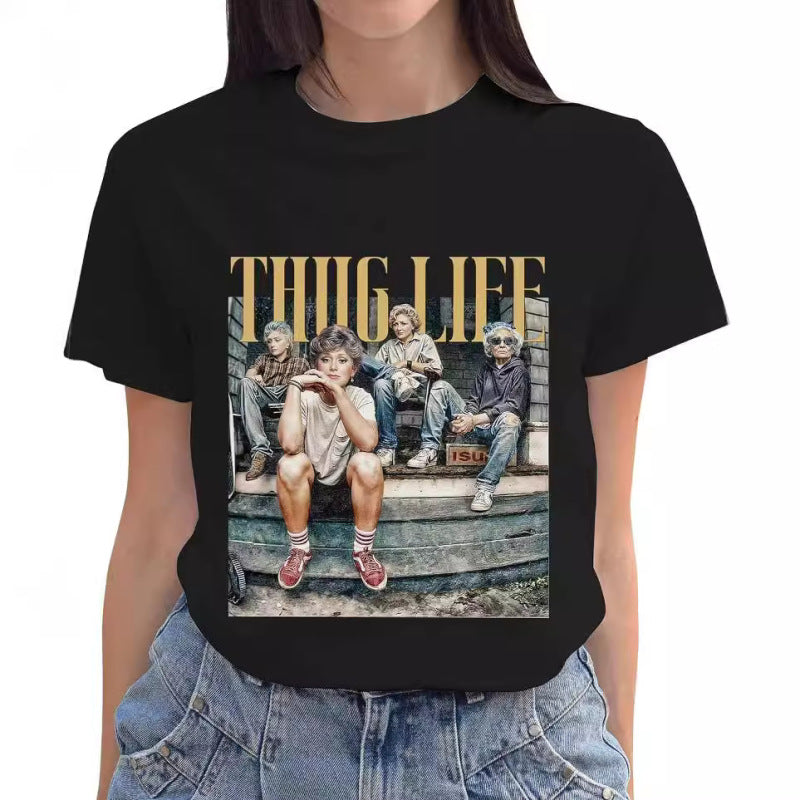 Golden Girls Thug Life Graphic Tee - Honeypot