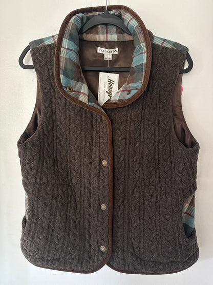 Flannel + Wool Vest // Pendleton - Honeypot