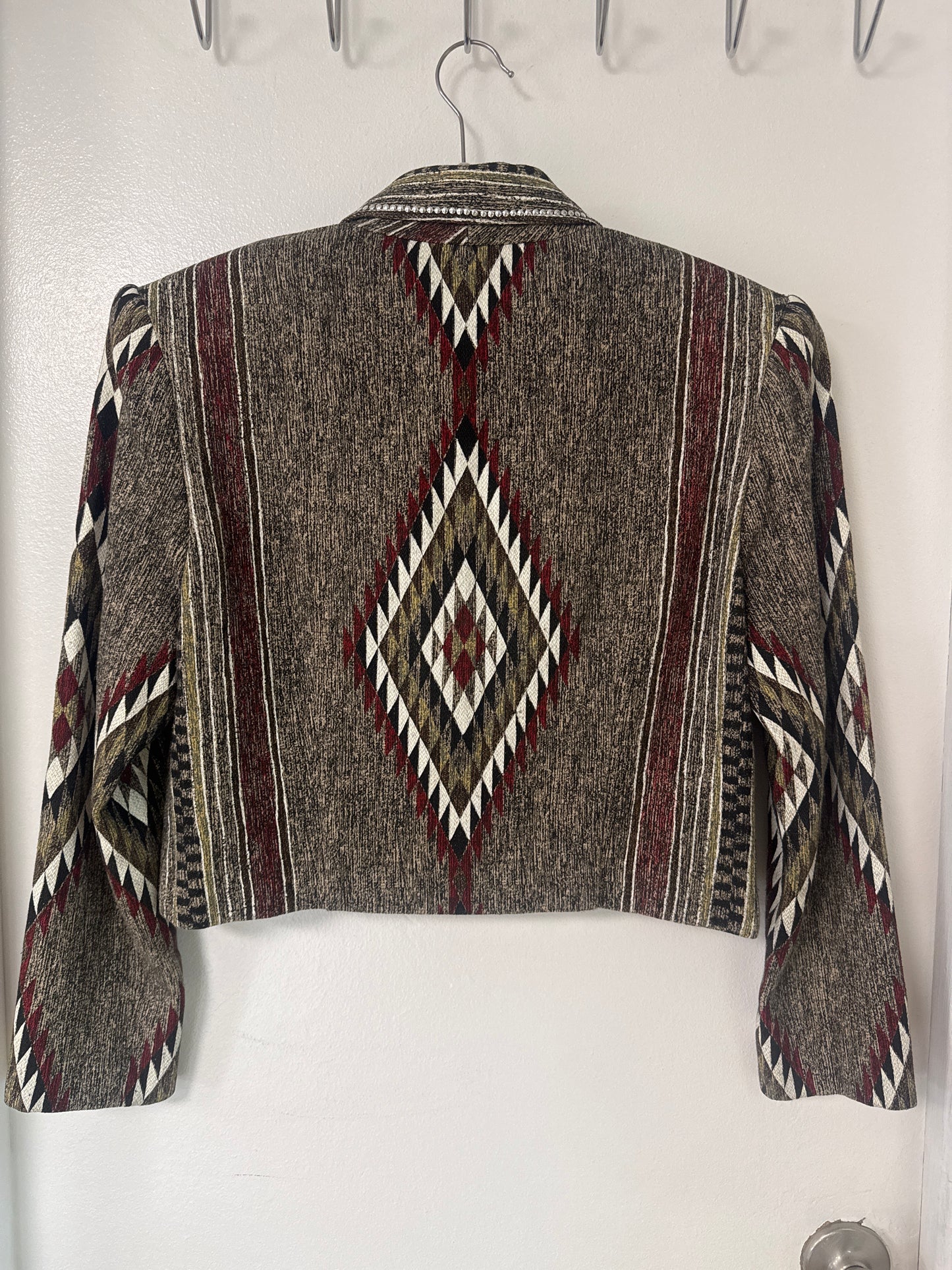 Vintage 90's Cropped Blazer // Lori Zoni, S