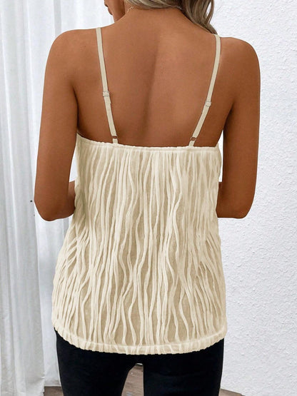 Textured V-Neck Cami - Honeypot