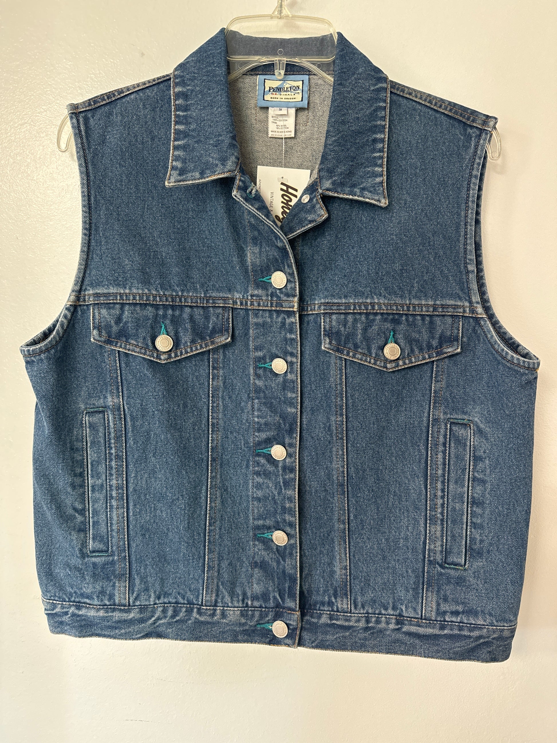 Denim + Wool Vest // Pendleton - Honeypot