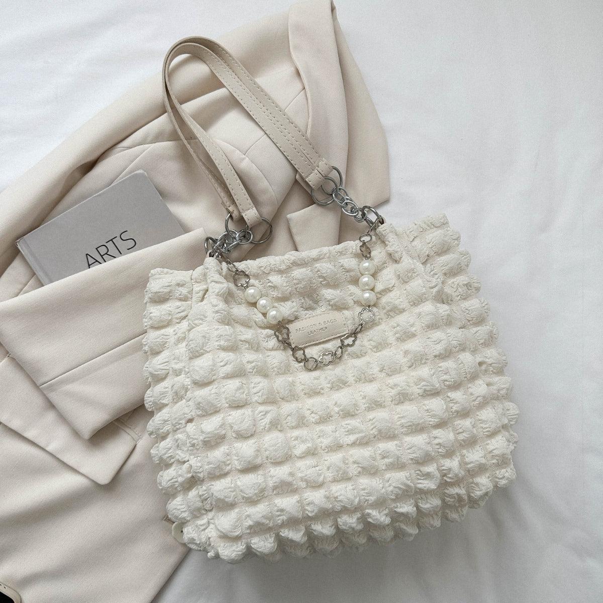 Bubble Textured Tote Bag - Honeypot