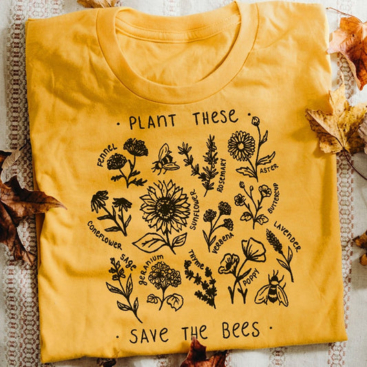 Save the Bees Graphic Tee // Honeypot: New + Vintage High Quality Western Wear