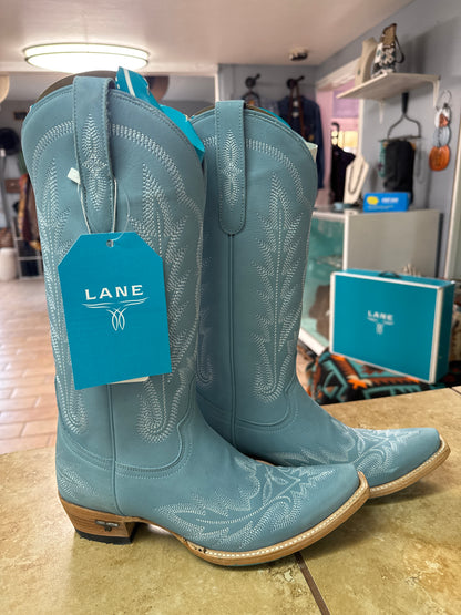 Powder Blue Lexington Boots  // Lane