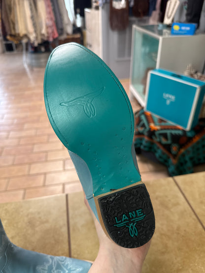 Powder Blue Lexington Boots  // Lane