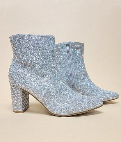 Rhinestone Cowgirl Ankle Boots - Honeypot