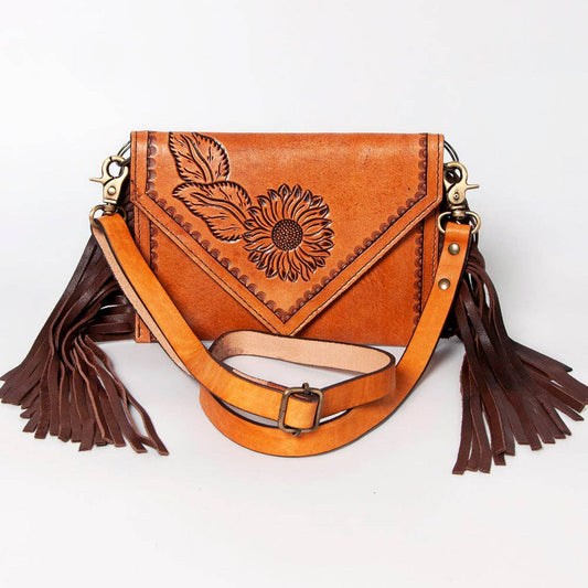 Tooled Sunflower Clutch/Crossbody // American Darling - Honeypot