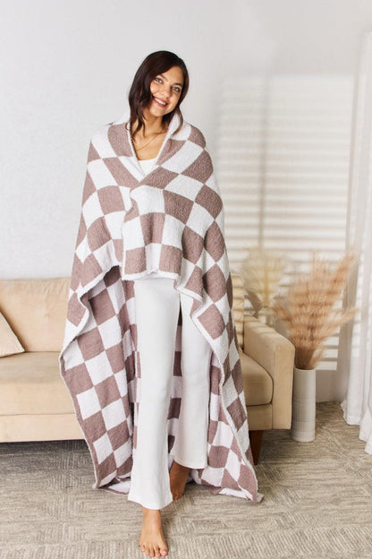 Cuddley Checkered Decorative Throw Blanket // Honeypot: New + Vintage High Quality Western Wear