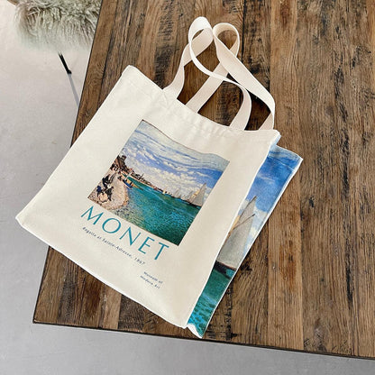 Retro Artist Book Tote - Monet // Honeypot: New + Vintage High Quality Western Wear