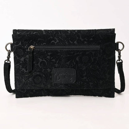 ADBG1641 Tooled Leather Crossbody - Western Handmade Bag by American Darling