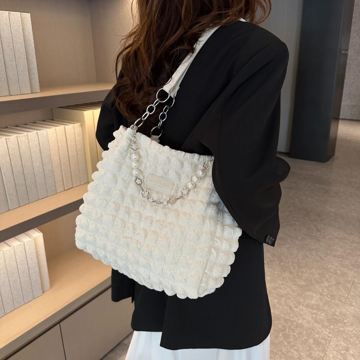 Bubble Textured Tote Bag - Honeypot