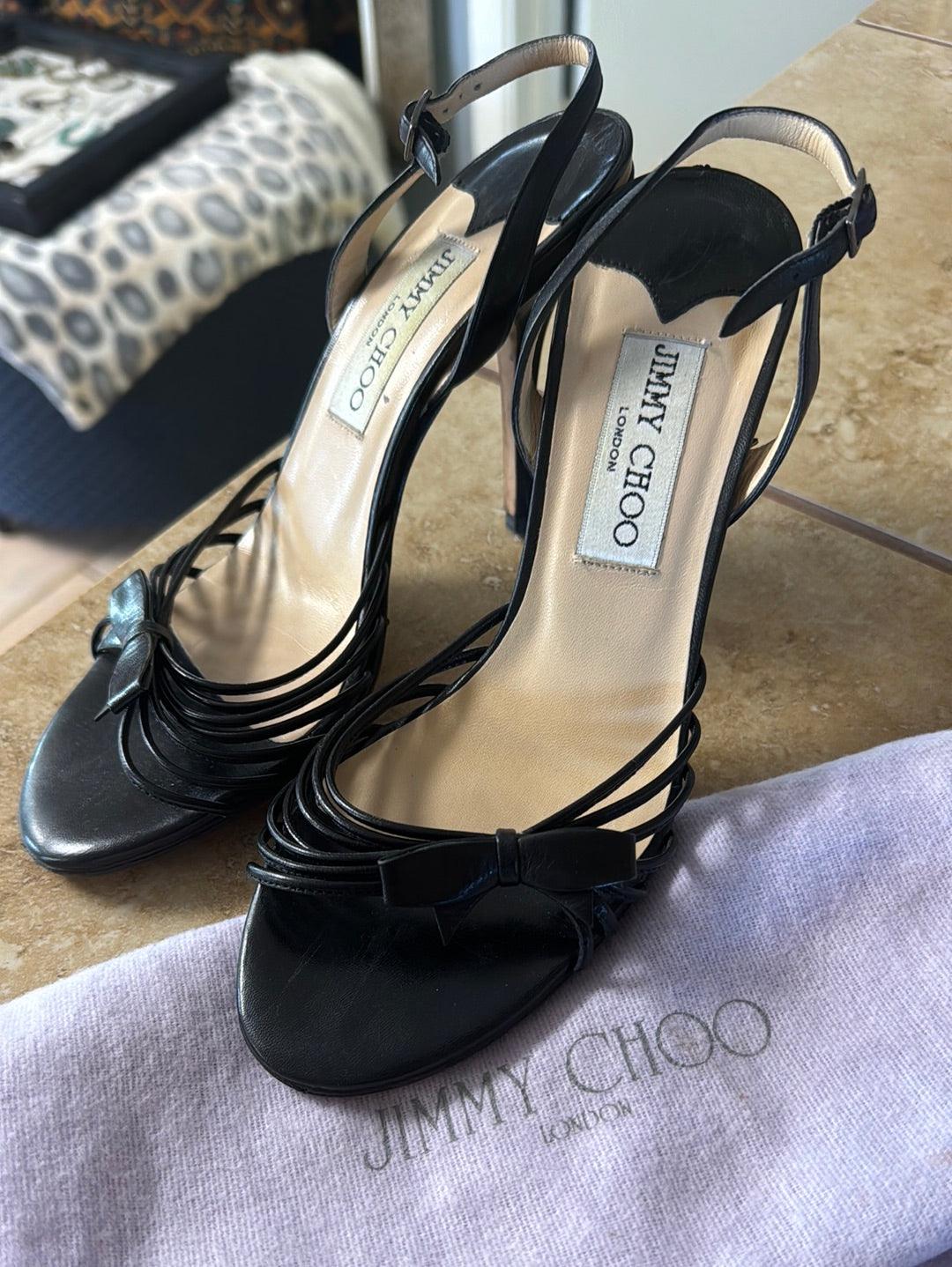 Jimmy Choo Strappy Slingback Heels, 6.5 - Honeypot