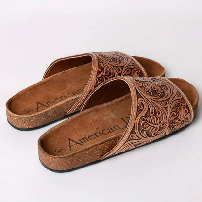 ADFTE108-6 genuine leather sandal footwear flip flop