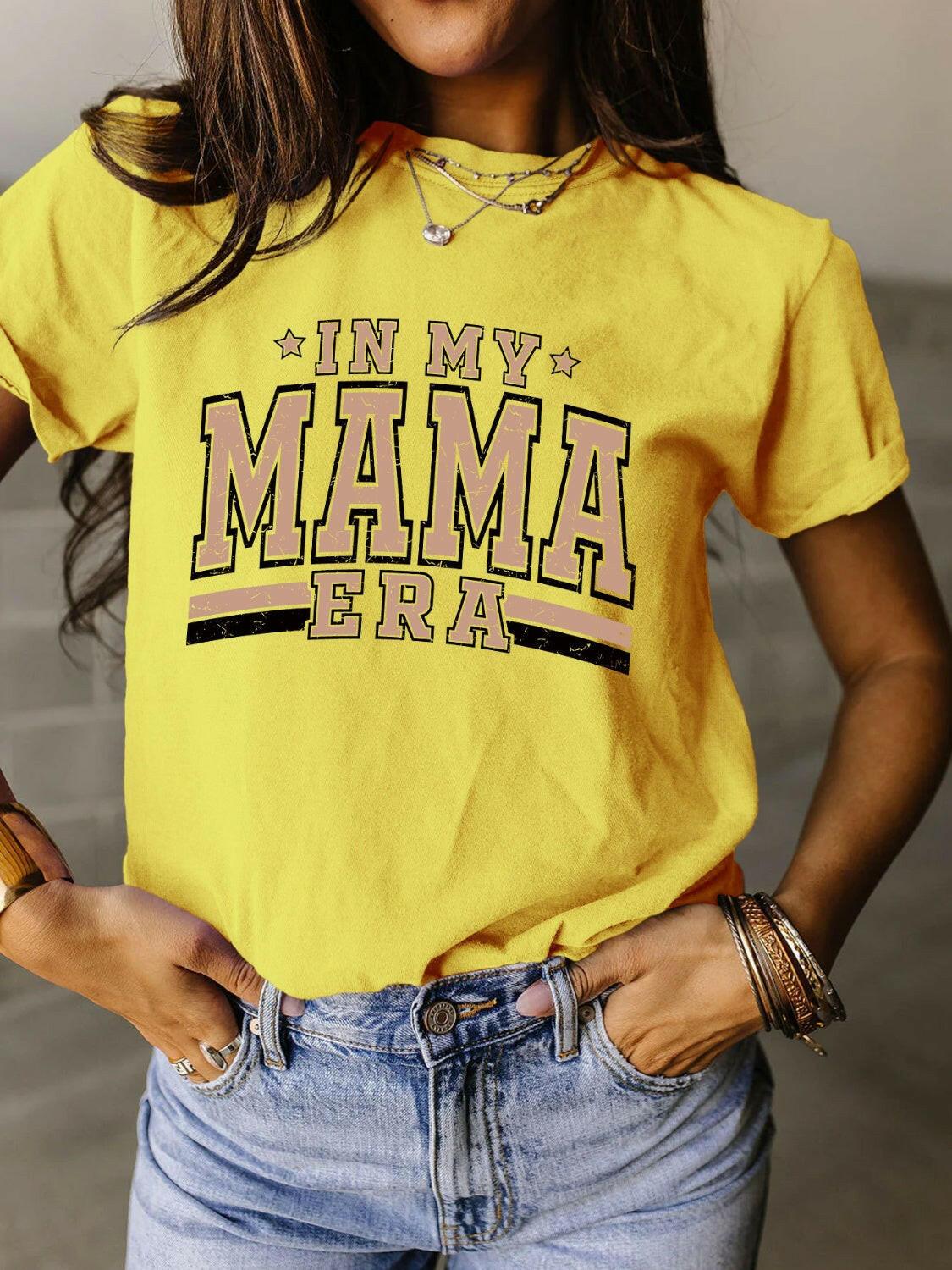 Mama Era Crew Neck Graphic Tee - Honeypot