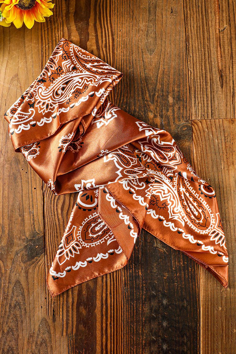 Paisley Square Handkerchief Scarf - Honeypot