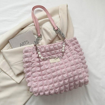 Bubble Textured Tote Bag - Honeypot