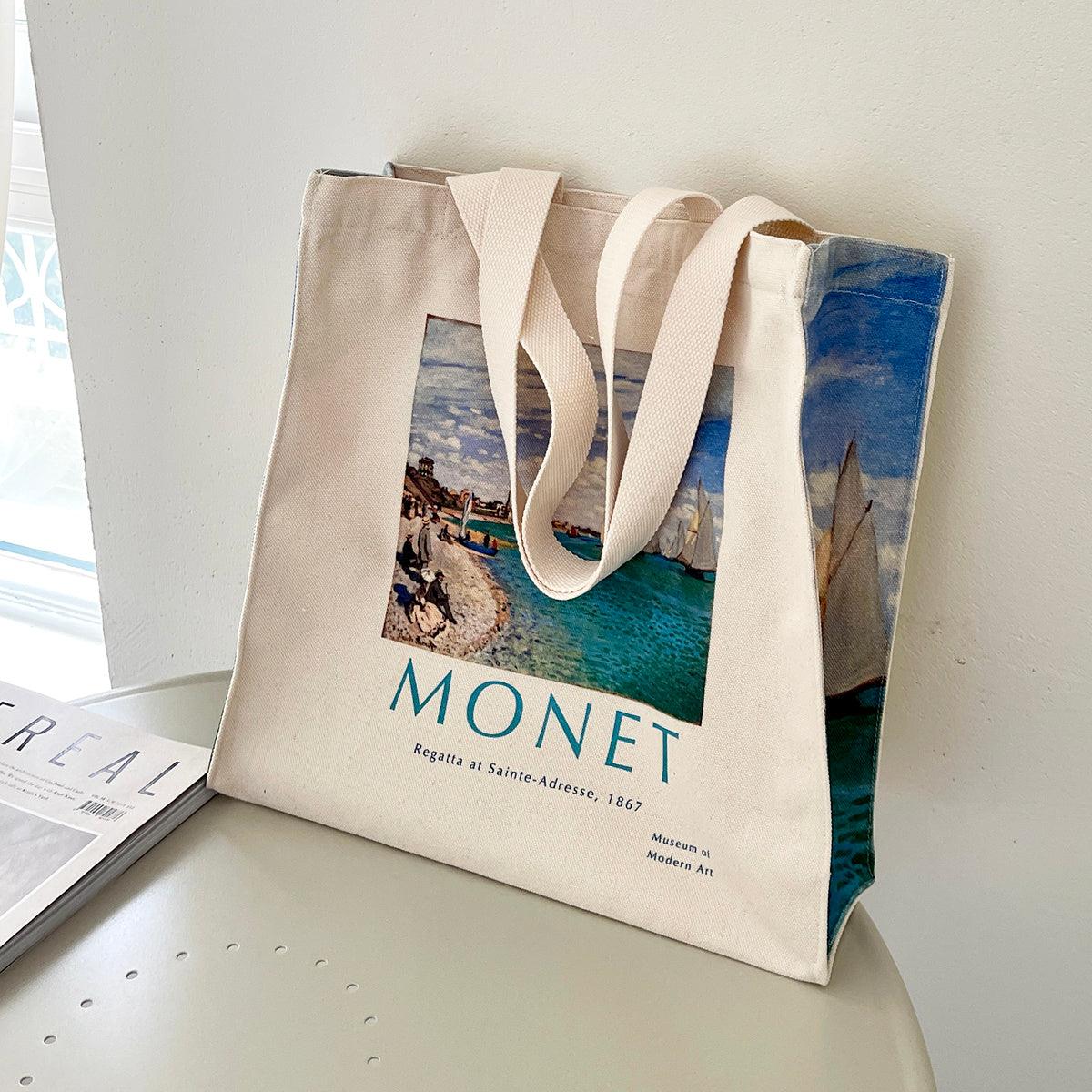 Retro Artist Book Tote - Monet // Honeypot: New + Vintage High Quality Western Wear