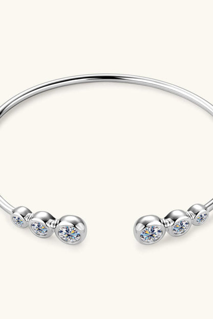 1.8 Carat Moissanite 925 Sterling Silver Bracelet - Honeypot