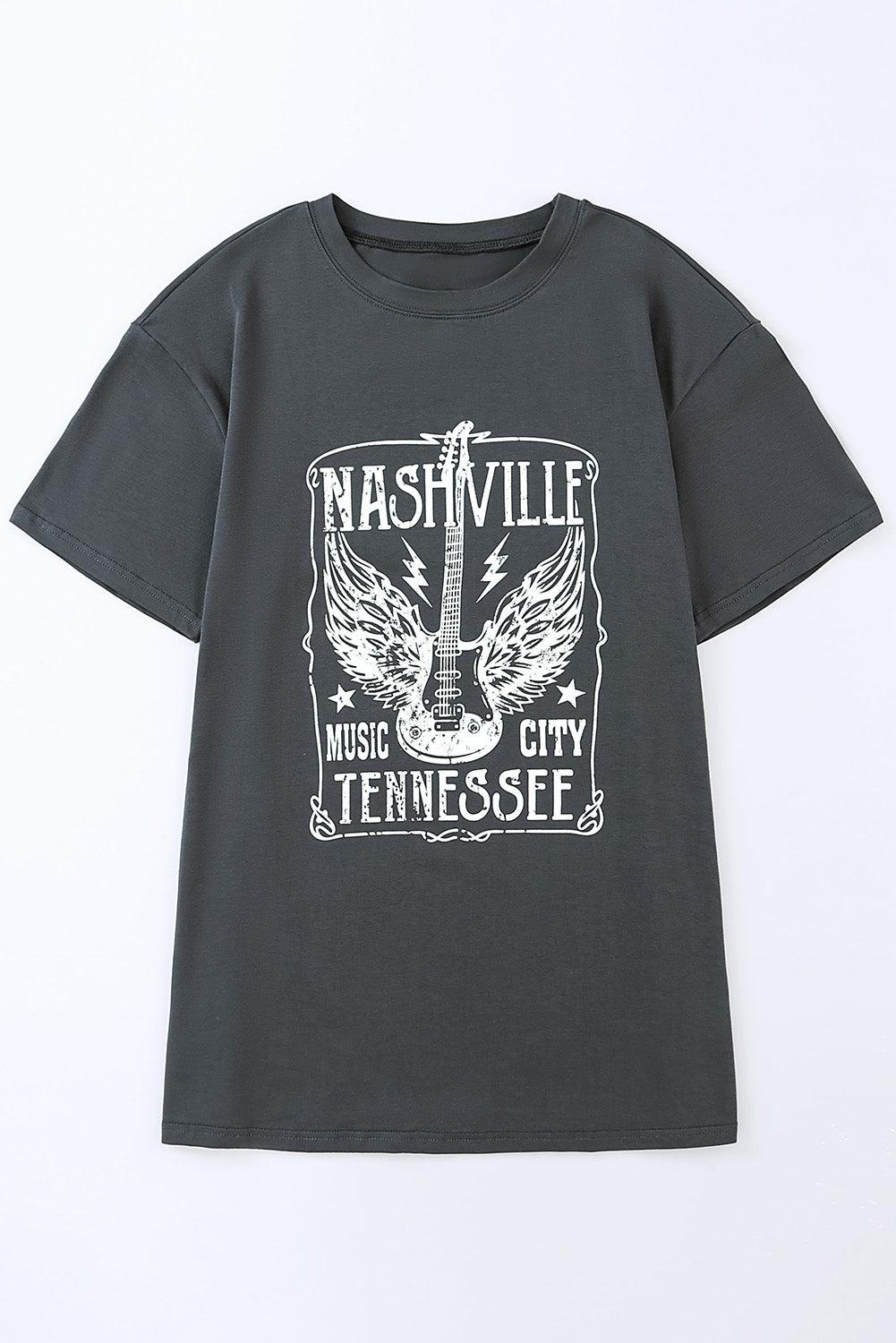 Nashville Graphic Oversized Tee - Honeypot