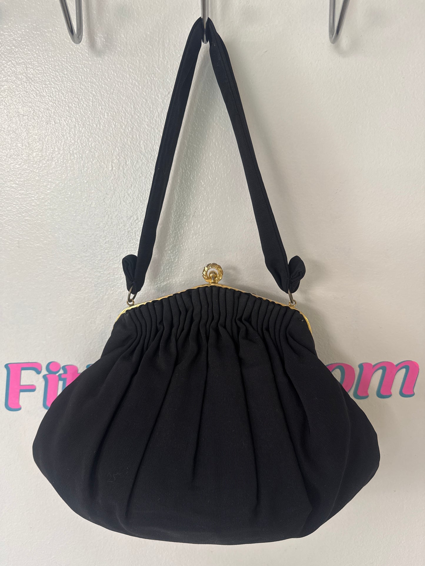 40's Jeweled Silk Faille Evening Bag // Guild Creations