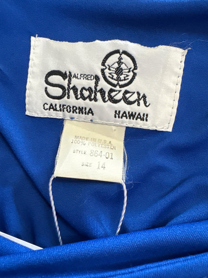 70's Hawaiian One Shoulder Dress // Alfred Shaheen, 14