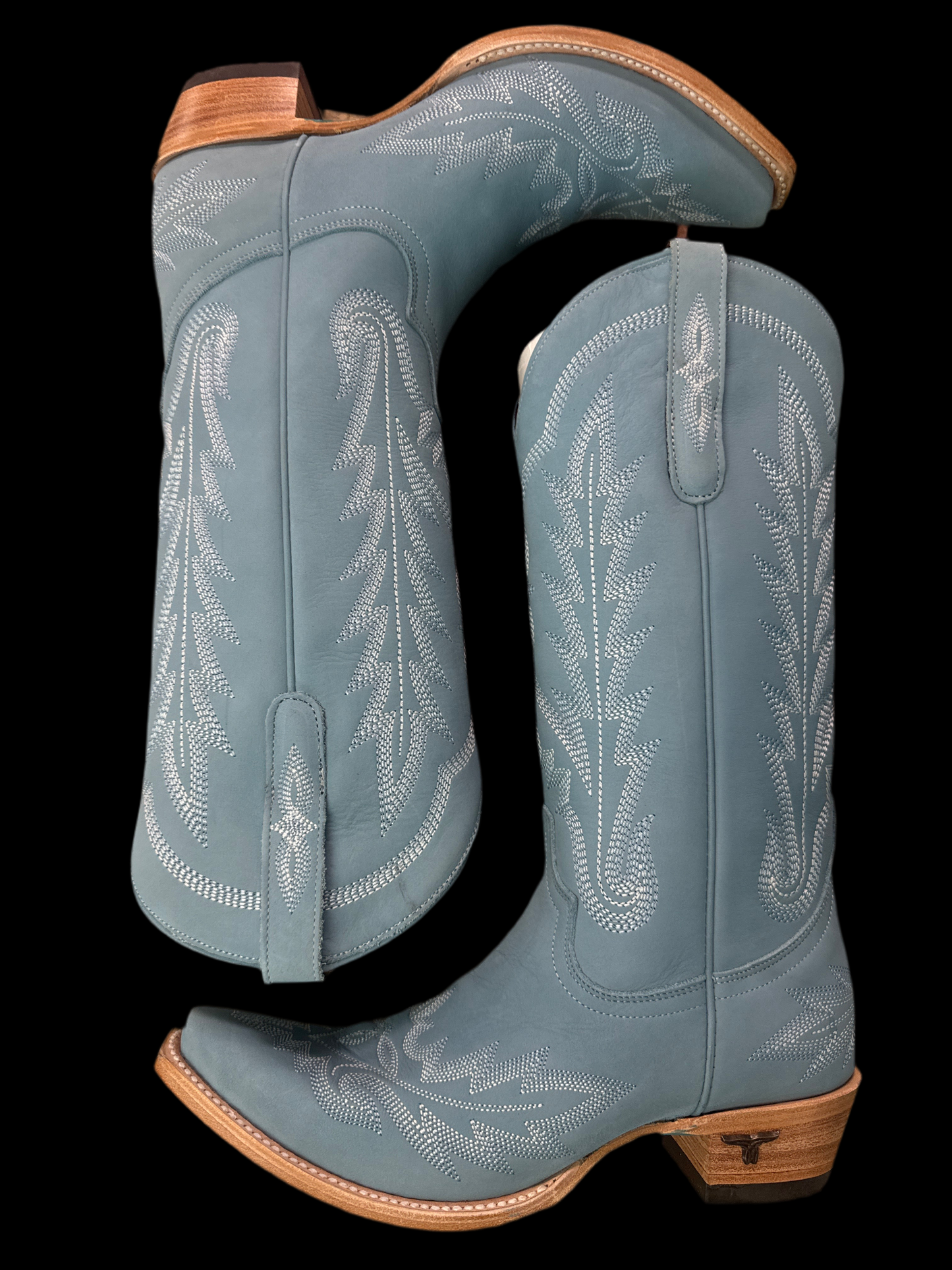 Powder Blue Lexington Boots  // Lane