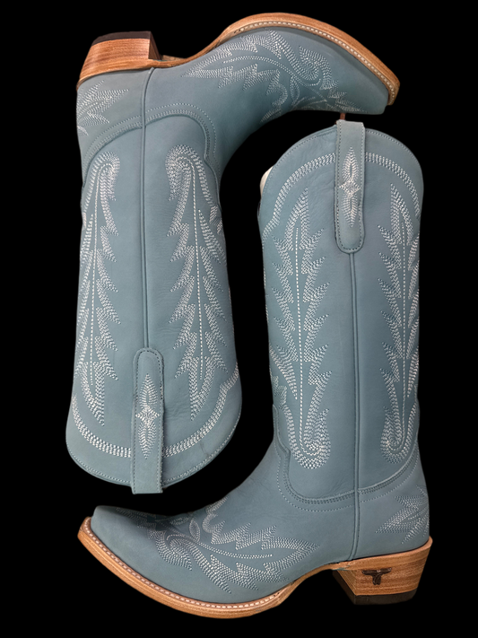 Powder Blue Lexington Boots  // Lane
