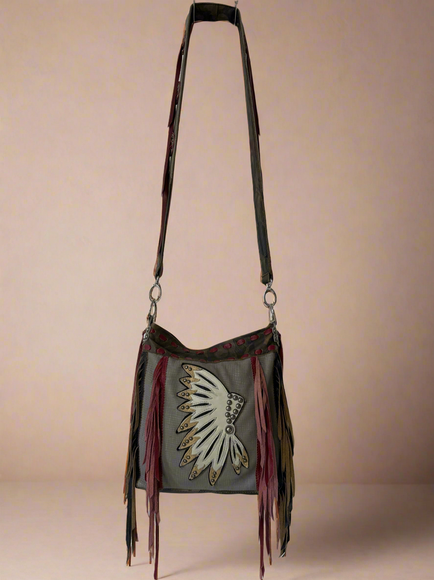 Western Leather Crossbody // Shellie's - Honeypot