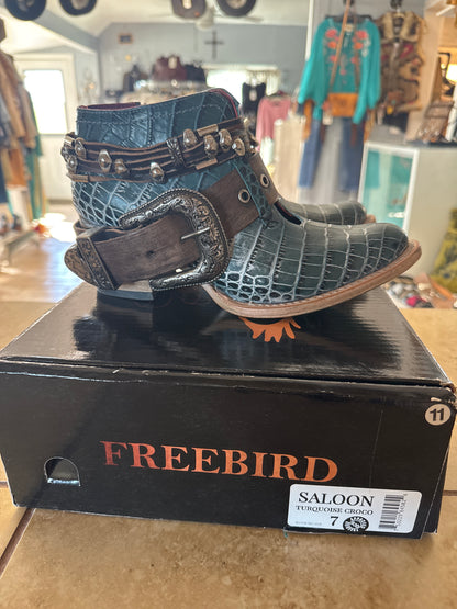 Saloon Crocodile Boots // Freebird