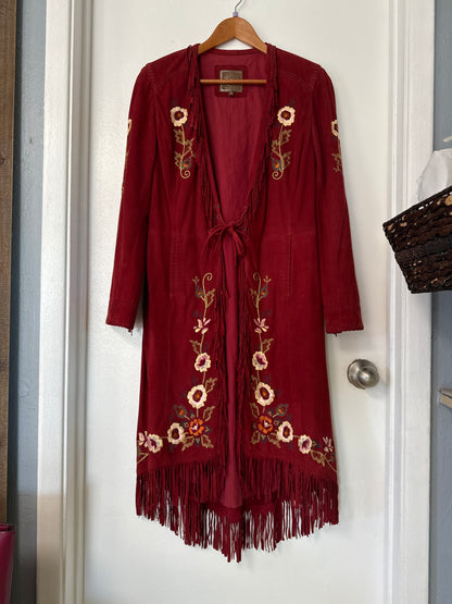 Fringed Floral Duster // Double D Ranch, XS