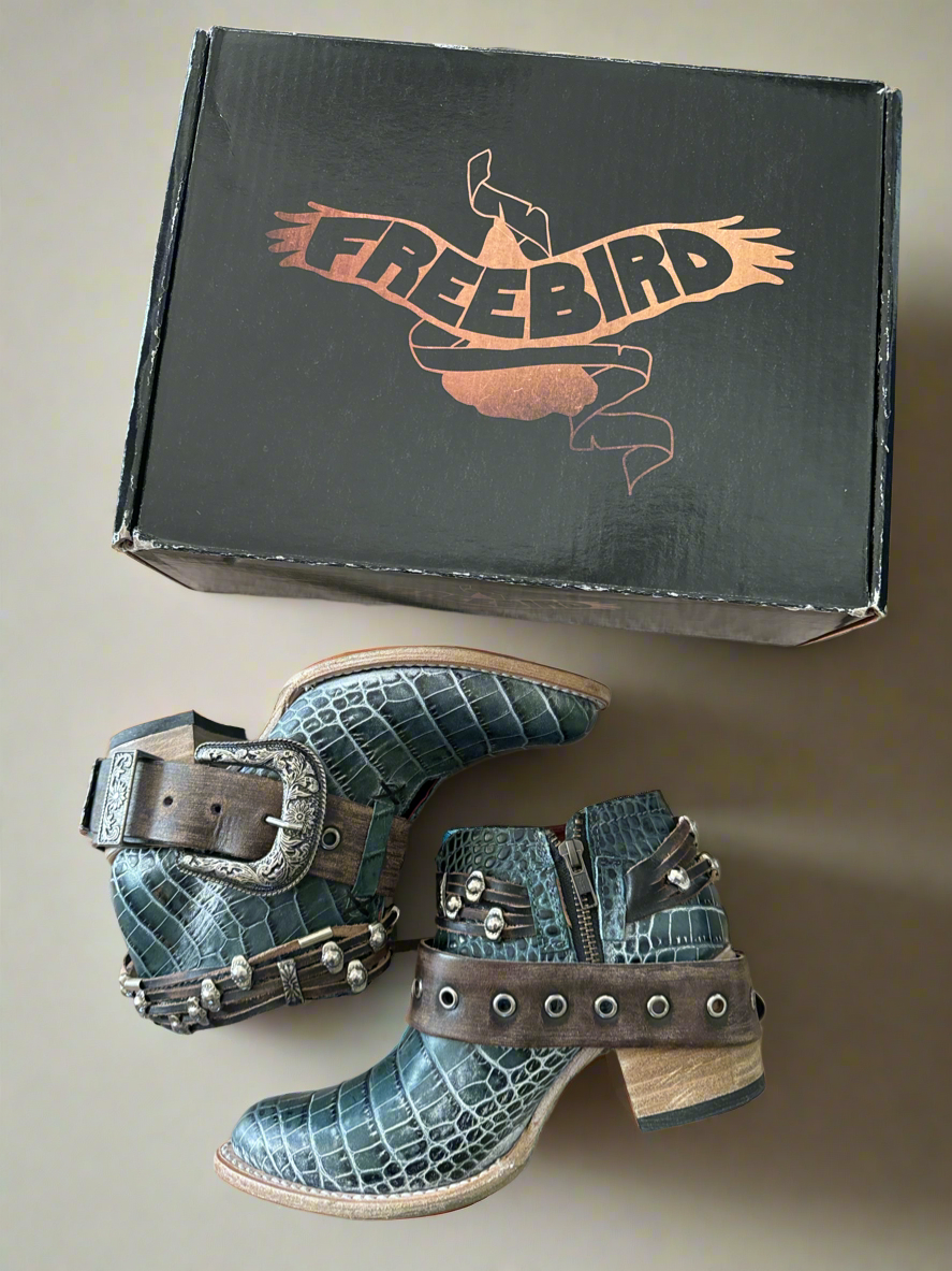 Saloon Crocodile Boots // Freebird