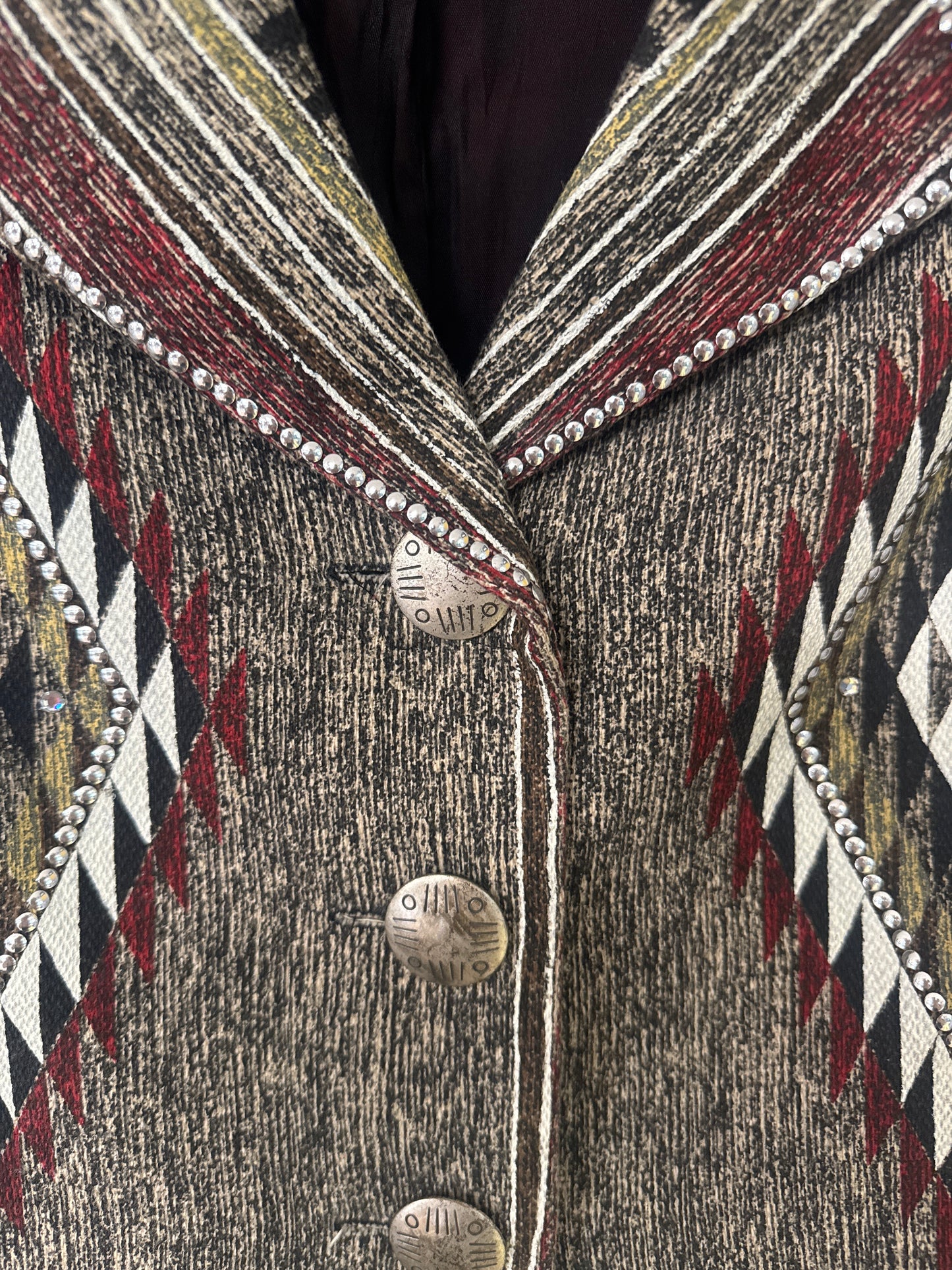 Vintage 90's Cropped Blazer // Lori Zoni, S