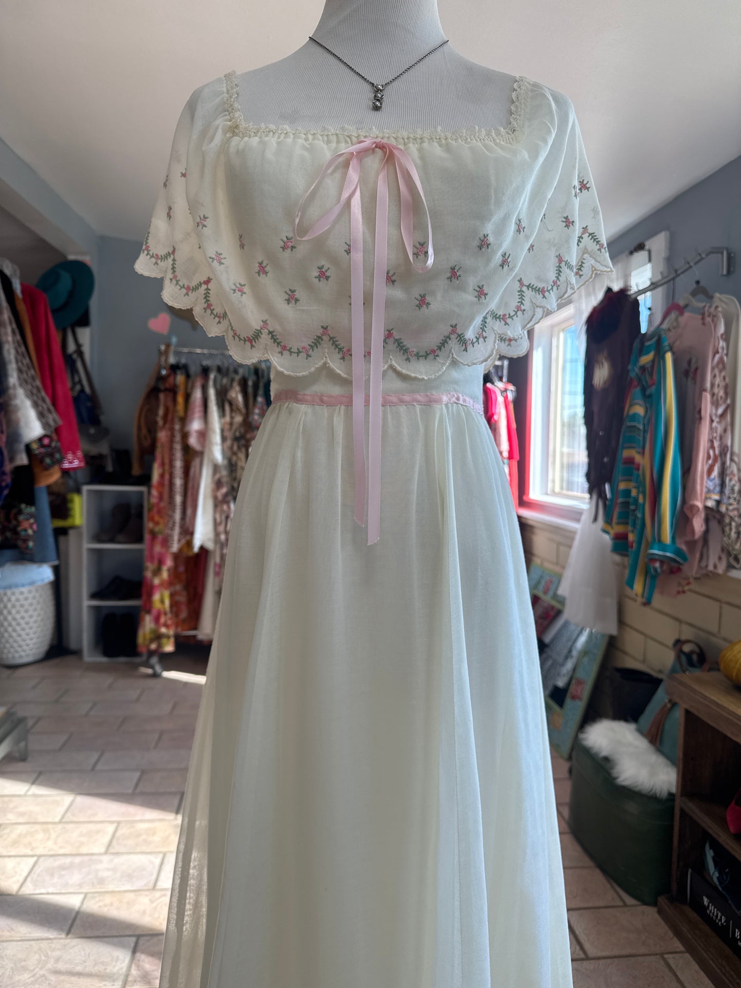 70's Boho Prairie Dress // Gunne Sax, 11