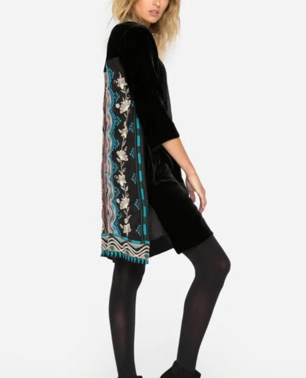 Embroidered Velvet Dress // Johnny Was - Honeypot