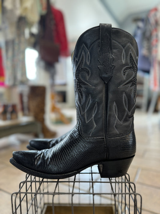 Stallion Boot & Belt Co. Snake Skin Boots, 7.5 // Honeypot: New + Vintage High Quality Western Wear