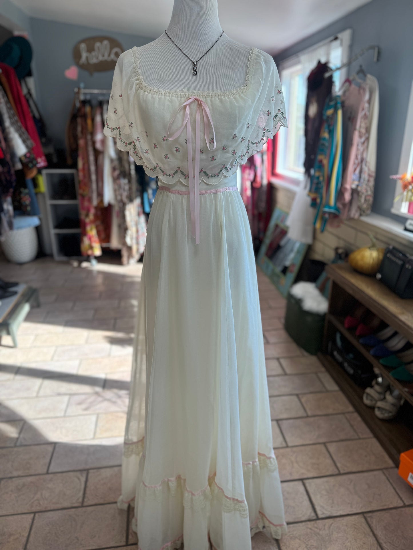 70's Boho Prairie Dress // Gunne Sax, 11