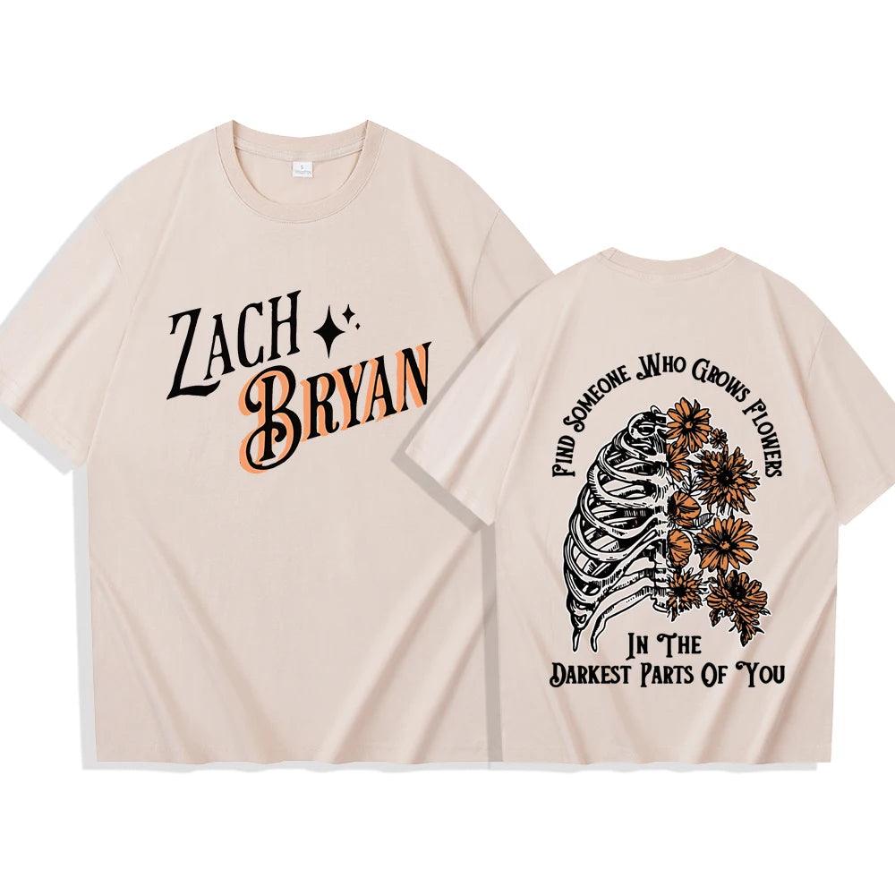 Zach Bryan Oversized Graphic Tee - Honeypot